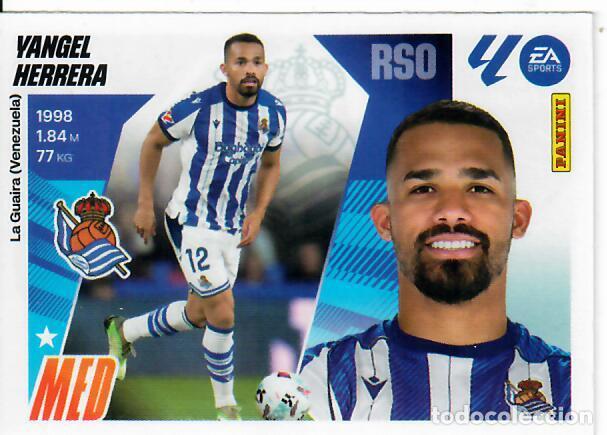 Cromos de F&uacute;tbol: CROMO PANINI LIGA ESTE 2025-26 (25 - 26) - MERCADO DE INVIERNO N&ordm; 31 - YANGEL HERRERA - R. SOCIEDAD
