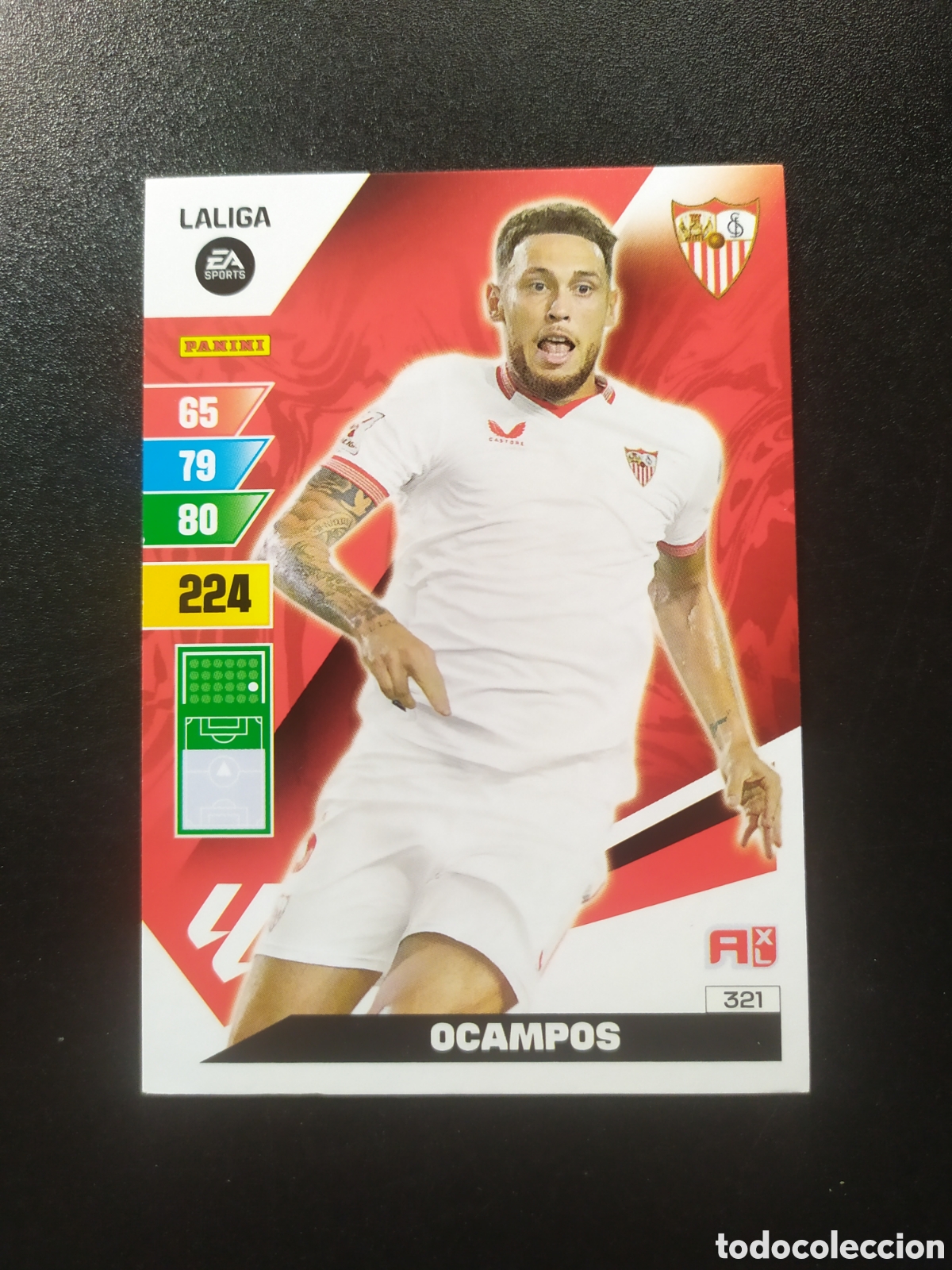 Cromos de F&uacute;tbol: Adrenalyn 2023 2024 23 24 panini Ocampos n&deg; 321 Sevilla
