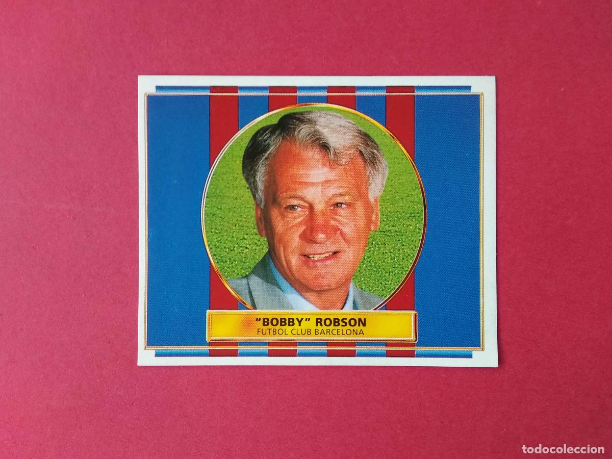 Cromos de F&uacute;tbol: EDICIONES ESTE LIGA 96 97 1996 1997 CROMO NUNCA PEGADO BARCELONA , BOBBY ROBSON