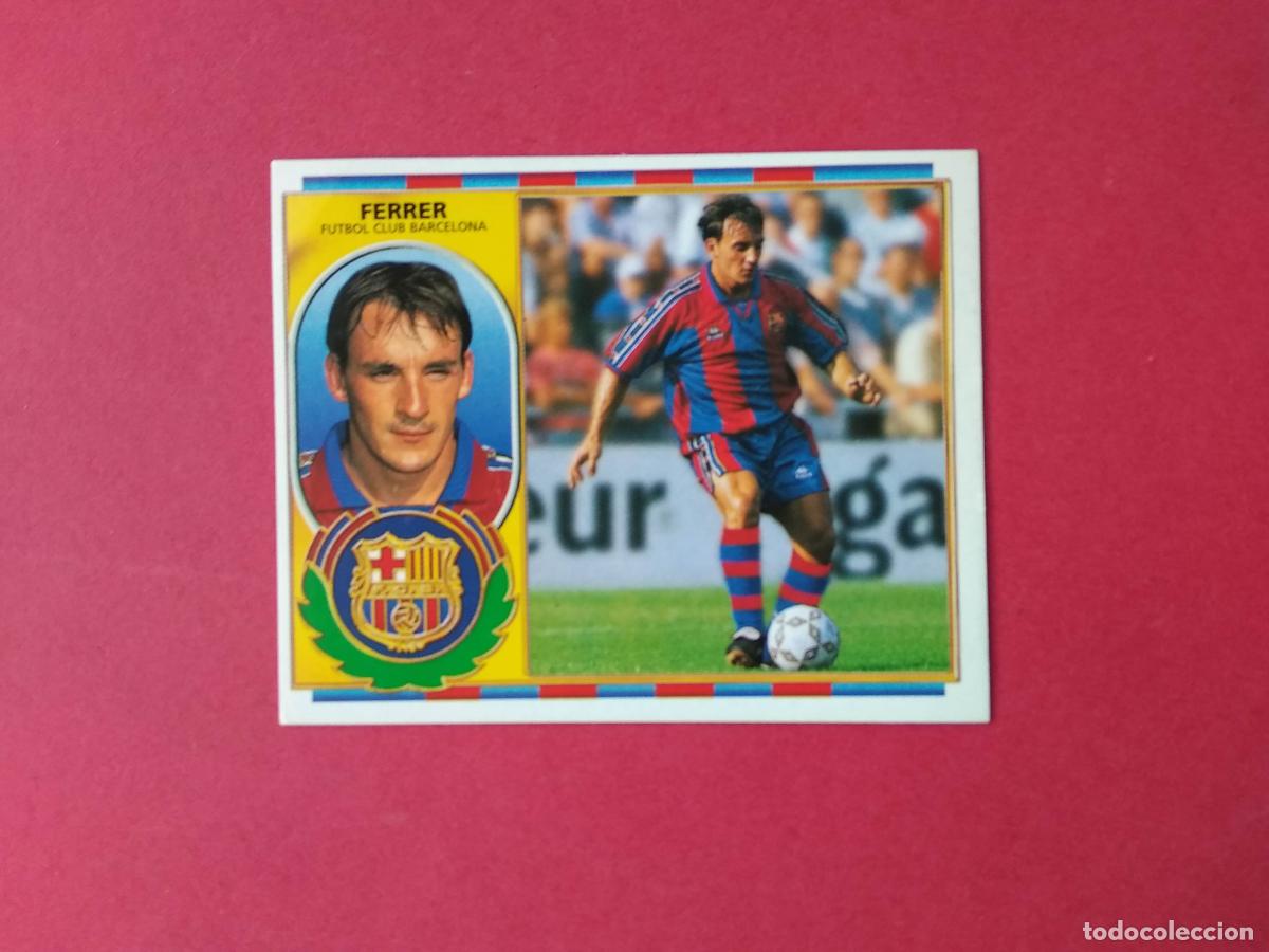 Cromos de F&uacute;tbol: EDICIONES ESTE LIGA 96 97 1996 1997 CROMO NUNCA PEGADO BARCELONA , FERRER