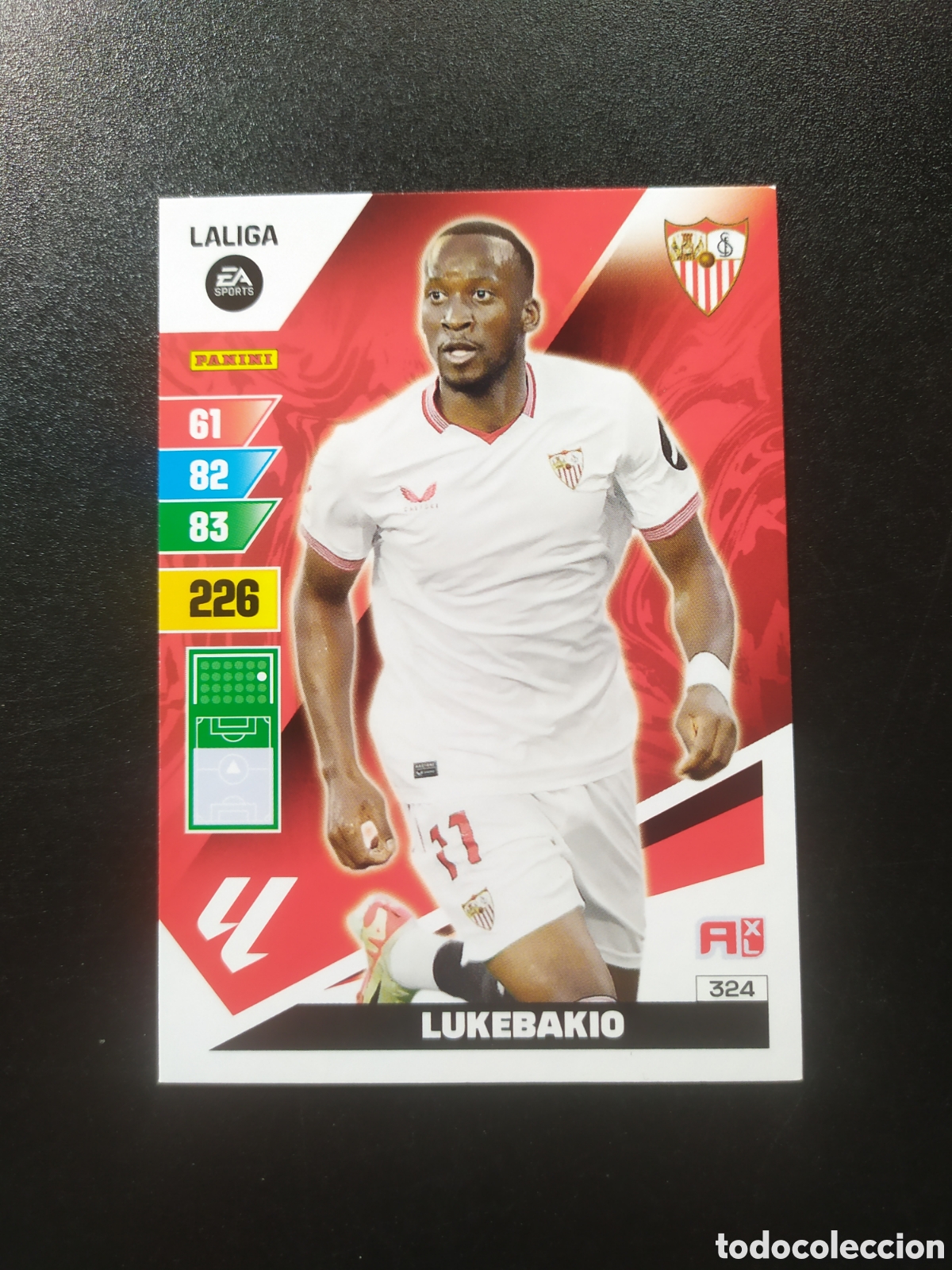 Cromos de F&uacute;tbol: Adrenalyn 2023 2024 23 24 panini Lukebakio n&deg; 324 Sevilla