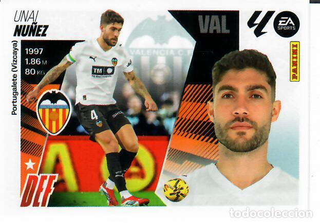 Cromos de F&uacute;tbol: CROMO PANINI LIGA ESTE 2025-26 (25 - 26) - MERCADO DE INVIERNO N&ordm; 34 - NU&Ntilde;EZ - VALENCIA