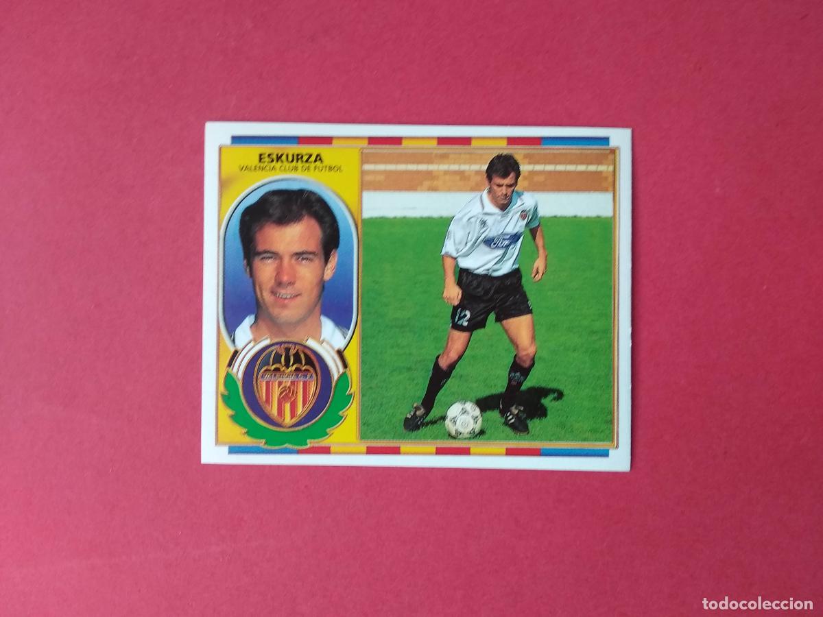 Cromos de F&uacute;tbol: EDICIONES ESTE LIGA 96 97 1996 1997 CROMO NUNCA PEGADO VALENCIA , ESKURZA
