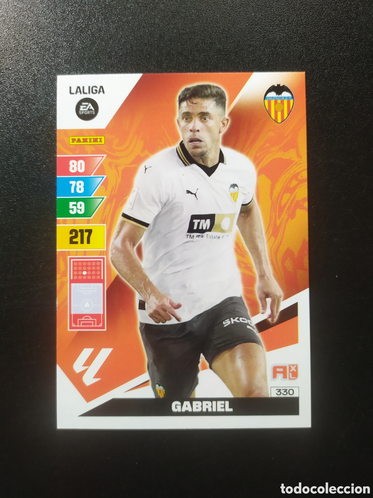 Figurine di Calcio: Adrenalyn 2023 2024 23 24 panini Gabriel n&deg; 330 Valencia