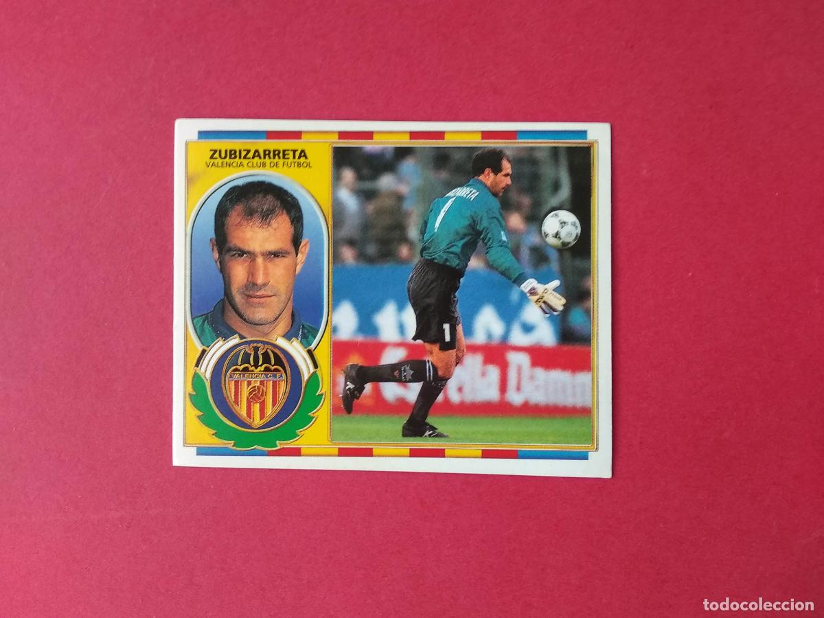 Figurine di Calcio: EDICIONES ESTE LIGA 96 97 1996 1997 CROMO NUNCA PEGADO VALENCIA , ZUBIZARRETA