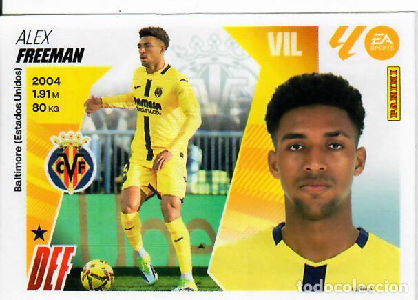 Cromos de F&uacute;tbol: CROMO PANINI LIGA ESTE 2025-26 (25 - 26) - MERCADO DE INVIERNO N&ordm; 37 - FREEMAN - VILLARREAL