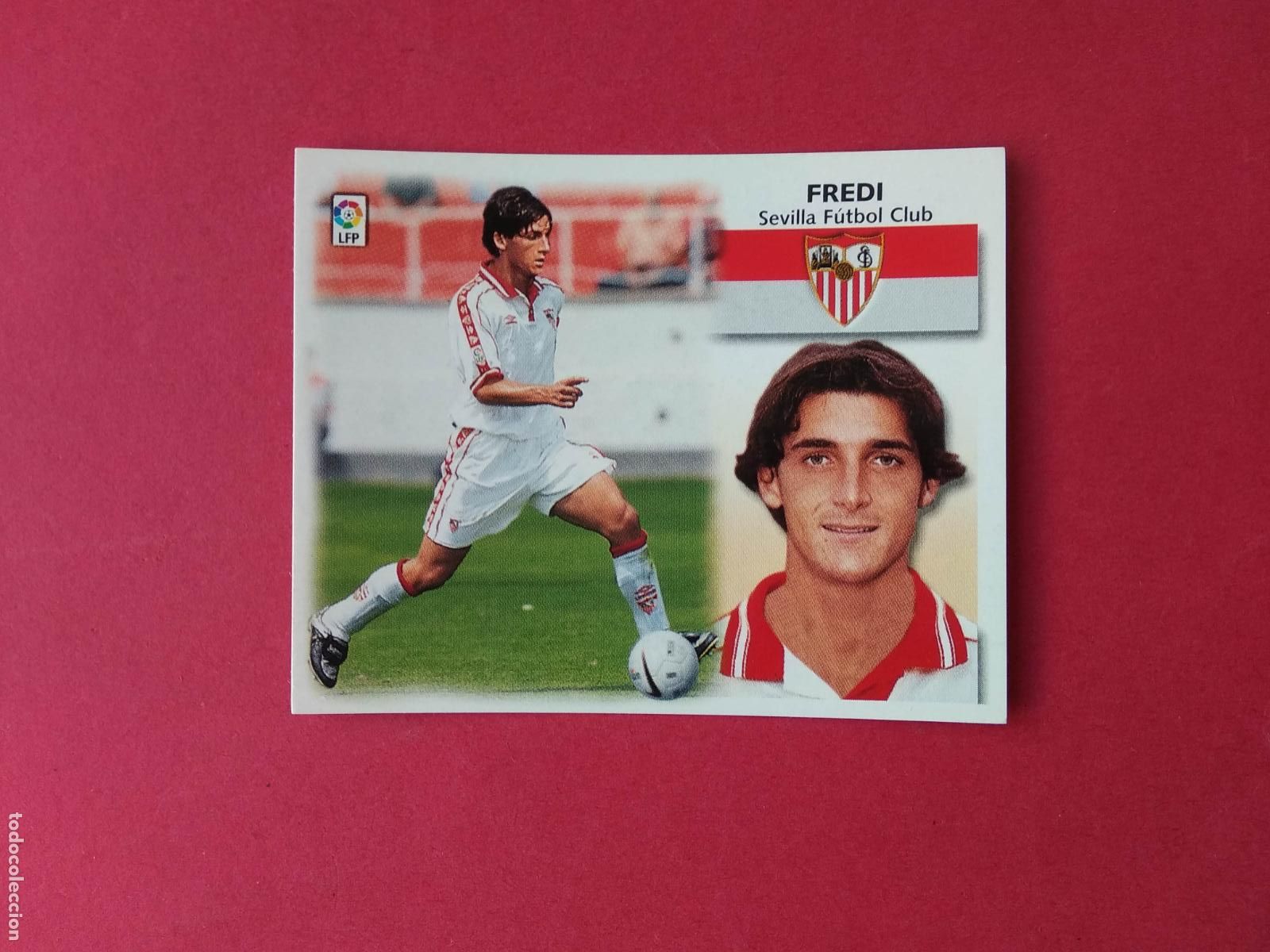 Cromos de F&uacute;tbol: EDICIONES ESTE LIGA 99 00 1999 2000 CROMO NUNCA PEGADO FICHAJE N&ordm; 17 FREDI SEVILLA