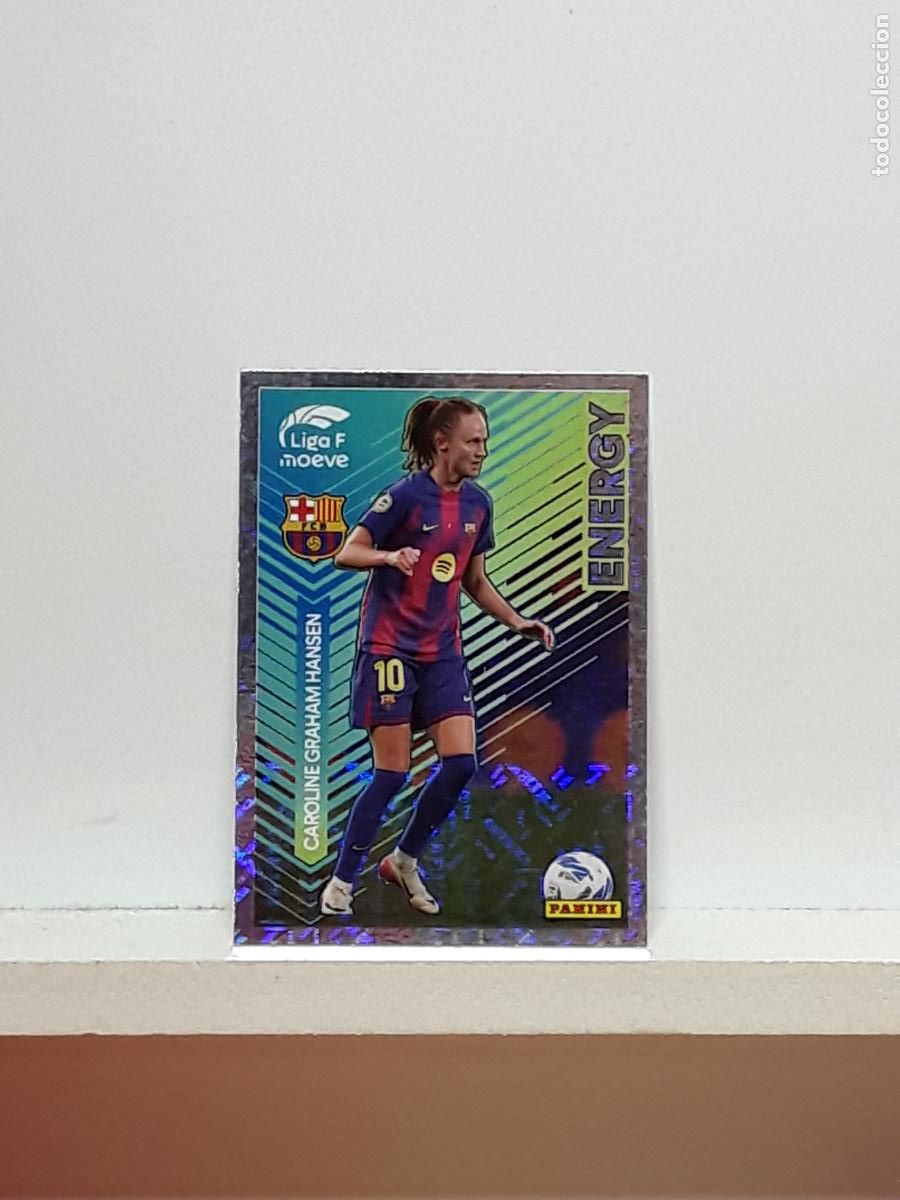Cromos de F&uacute;tbol: LIGA FEMENINA 2025 2026 F 25 26 ALBUM PANINI LIGA N 334 BARCELONA ENERGY CAROLINE GRAHAM HANSEN