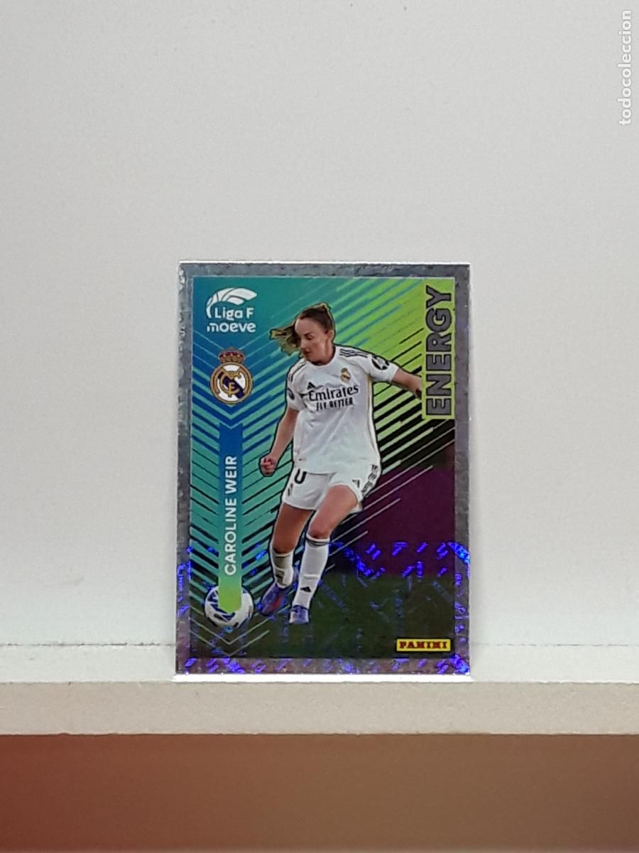 Cromos de F&uacute;tbol: LIGA FEMENINA 2025 2026 F 25 26 ALBUM PANINI LIGA N 335 REAL MADRID ENERGY CAROLINE WEIR