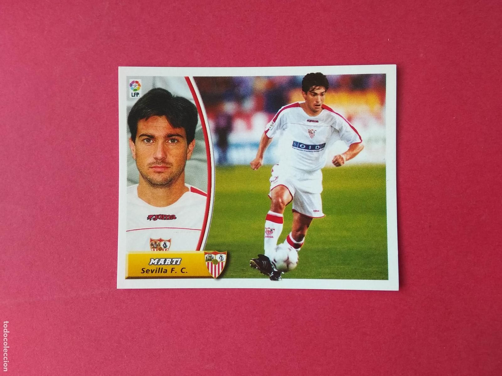 Cromos de F&uacute;tbol: EDICIONES ESTE LIGA 03 04 2003 2004 CROMO NUNCA PEGADO FICHAJE N&ordm; 2 MARTI SEVILLA