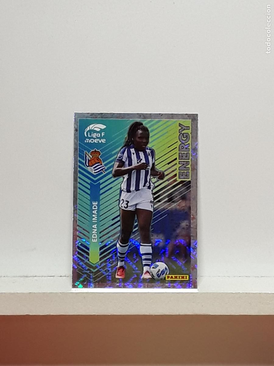 Cromos de F&uacute;tbol: LIGA FEMENINA 2025 2026 F 25 26 ALBUM PANINI LIGA N 337 REAL SOCIEDAD ENERGY EDNA IMADE