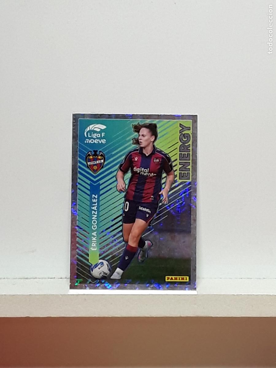 Cromos de F&uacute;tbol: LIGA FEMENINA 2025 2026 F 25 26 ALBUM PANINI LIGA N 338 LEVANTE ENERGY ERIKA GONZALEZ