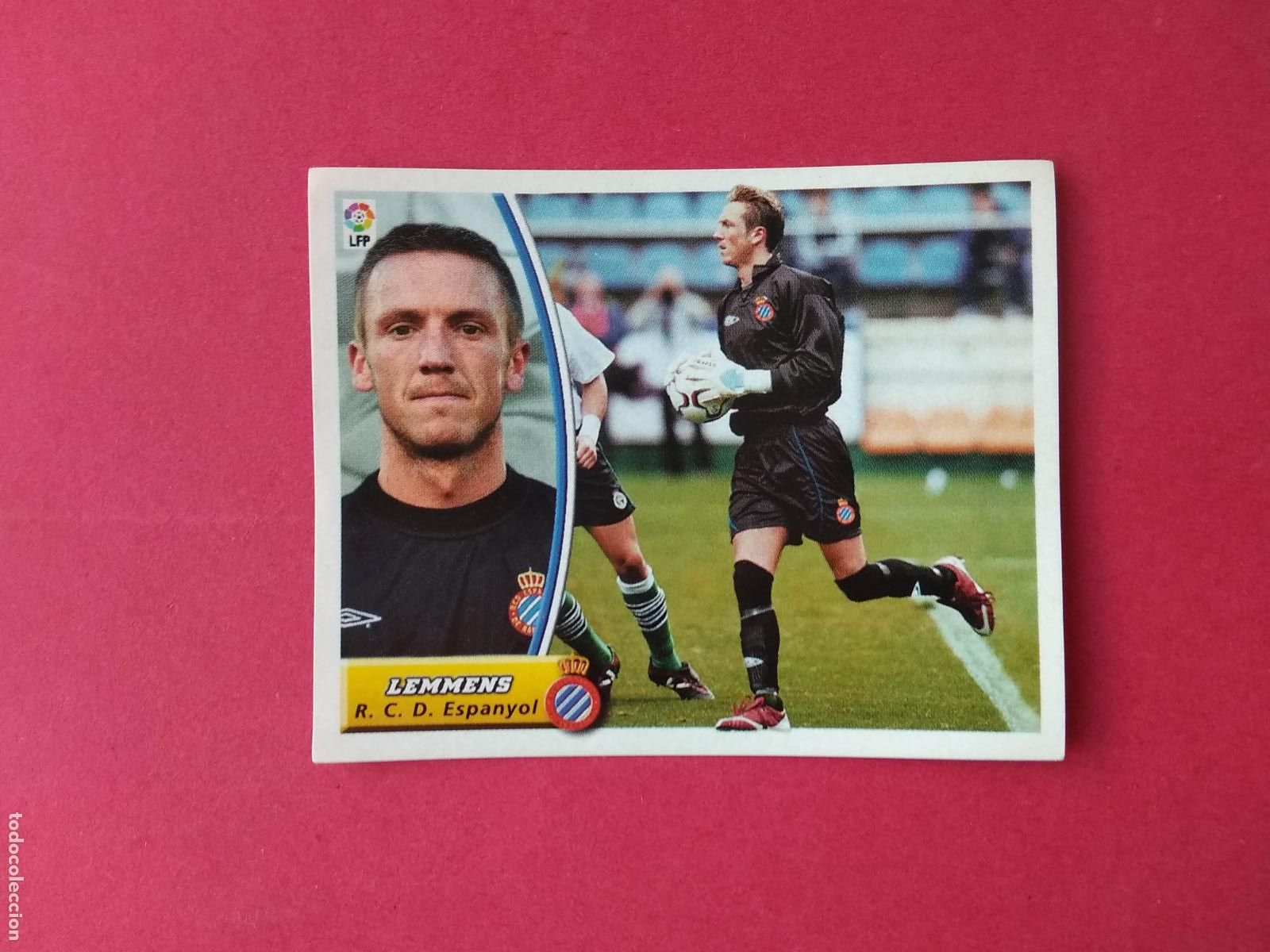 Cromos de F&uacute;tbol: EDICIONES ESTE LIGA 03 04 2003 2004 CROMO NUNCA PEGADO FICHAJE N&ordm; 1 LEMMENS ESPANYOL ESPA&Ntilde;OL