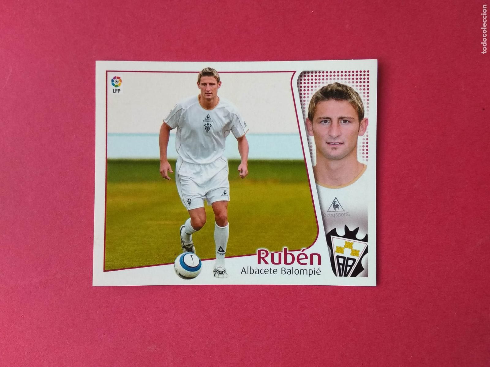 Cromos de F&uacute;tbol: EDICIONES ESTE LIGA 04 05 2004 2005 CROMO NUNCA PEGADO FICHAJE N&ordm; 15 RUBEN ALBACETE