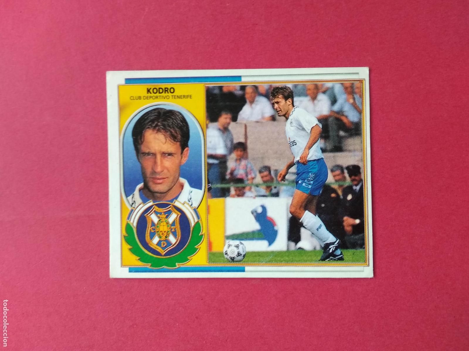 Cromos de F&uacute;tbol: EDICIONES ESTE LIGA 1996 1997 96 97 CROMO NUNCA PEGADO COLOCA KODRO TENERIFE