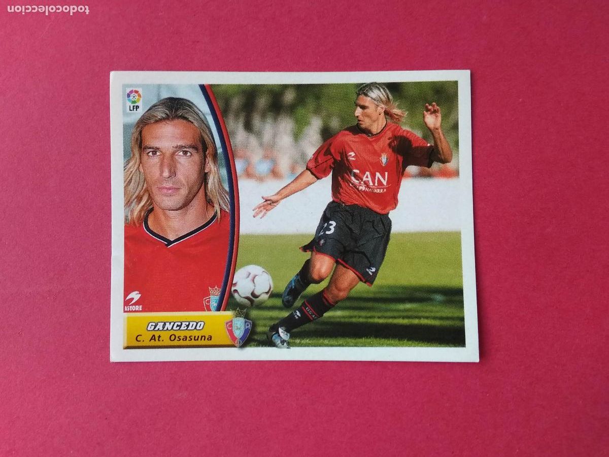 Cartes &agrave; collectionner de Football: EDICIONES ESTE LIGA 03 04 2003 2004 CROMO NUNCA PEGADO BAJA GANCEDO OSASUNA