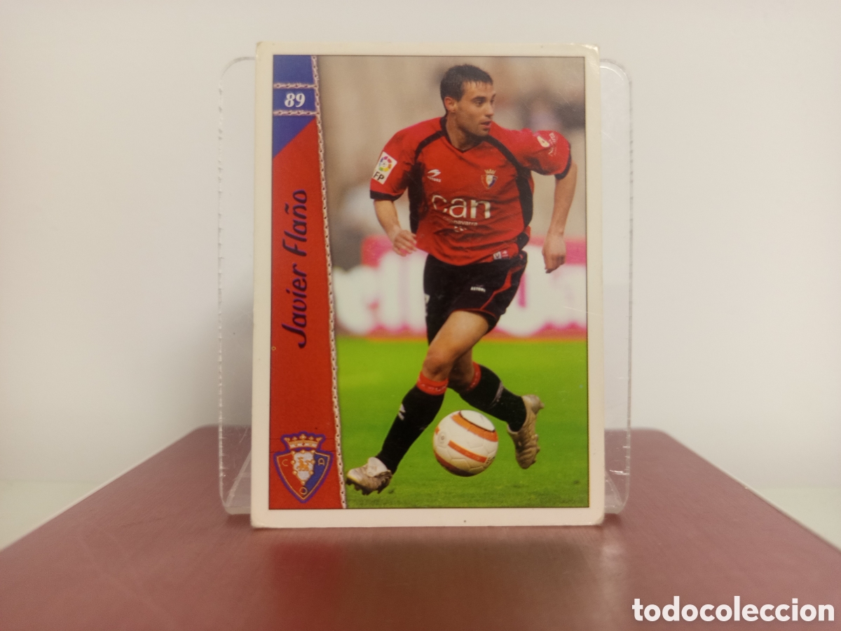 Fu&szlig;ball-Sticker: ❇️ CROMO CARD ⚽ JAVIER FLA&Ntilde;O OSASUNA 89 LAS FICHAS DE LA LIGA 06 07 2006 2007 MUNDICROMO ❇️