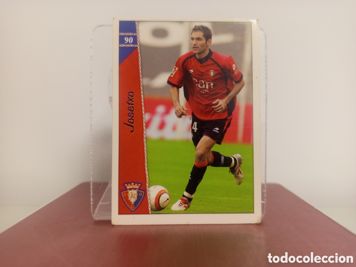 Fu&szlig;ball-Sticker: ❇️ CROMO CARD ⚽ JOSETXO OSASUNA 90 LAS FICHAS DE LA LIGA 06 07 2006 2007 MUNDICROMO ❇️