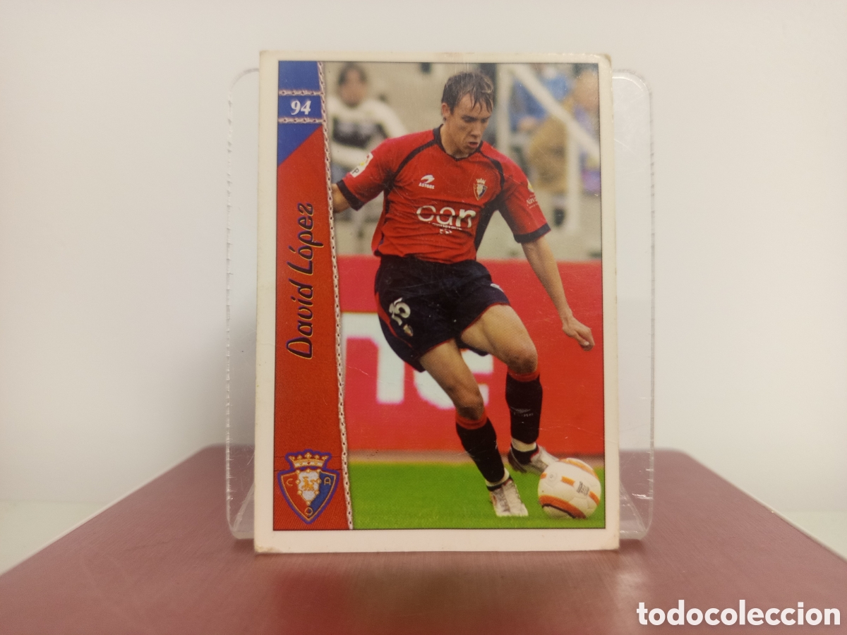 Fu&szlig;ball-Sticker: ❇️ CROMO CARD ⚽ DAVID L&Oacute;PEZ OSASUNA 94 LAS FICHAS DE LA LIGA 06 07 2006 2007 MUNDICROMO ❇️