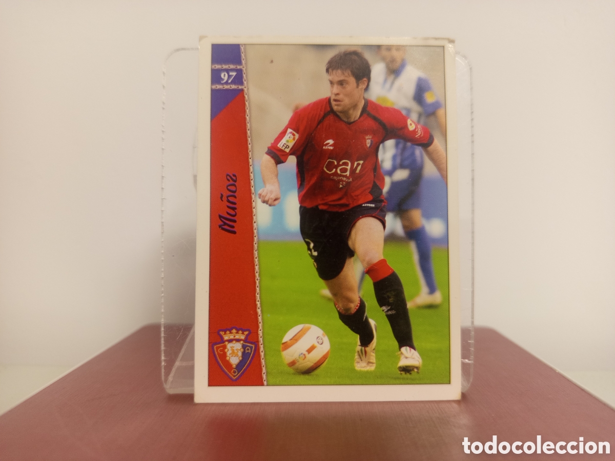 Fu&szlig;ball-Sticker: ❇️ CROMO CARD ⚽ MU&Ntilde;OZ OSASUNA 97 LAS FICHAS DE LA LIGA 06 07 2006 2007 MUNDICROMO ❇️