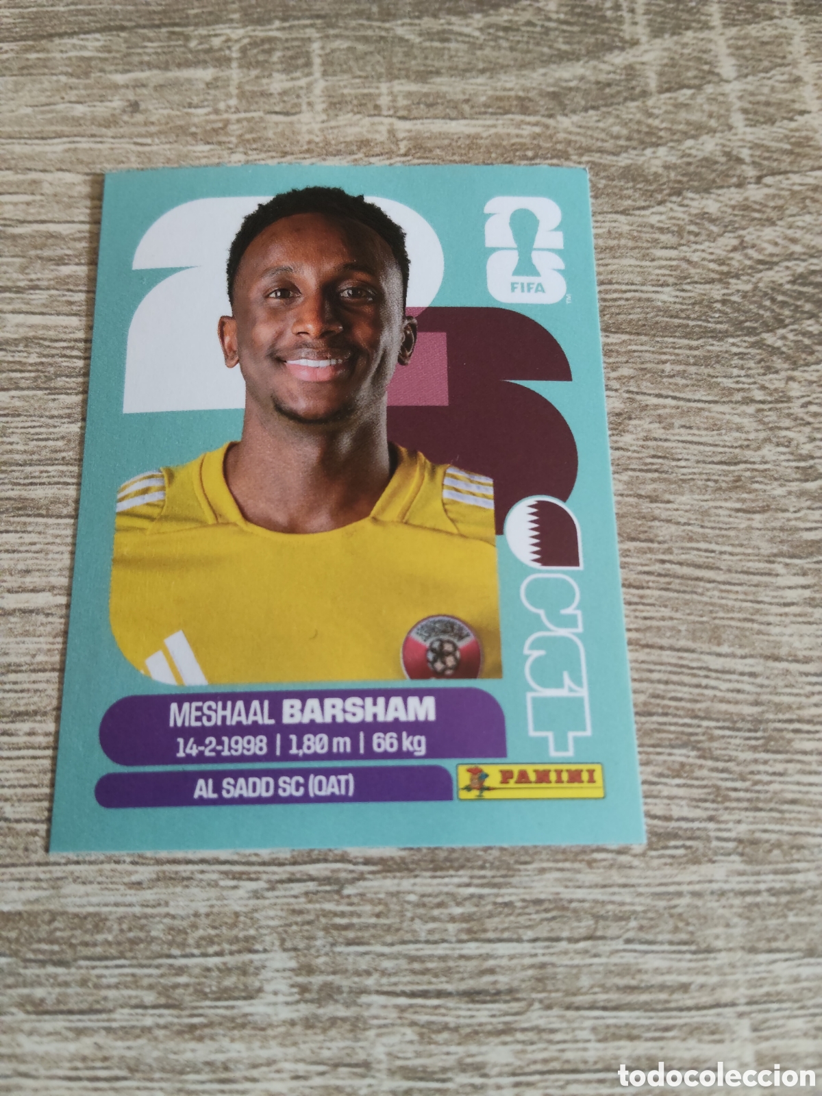 Fu&szlig;ball-Sticker: Panini mundial 2026 QAT 2 Meshaal Barsham Qatar