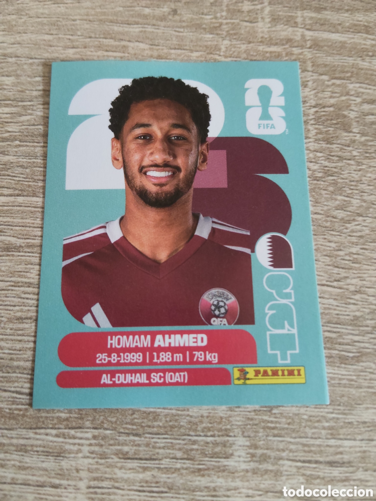 Cromos de F&uacute;tbol: Panini mundial 2026 QAT 5 Homam Ahmed Qatar