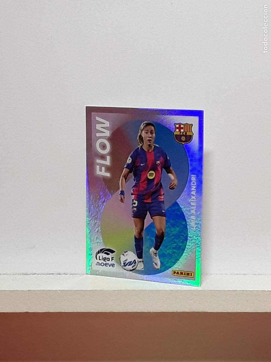 Cromos de F&uacute;tbol: LIGA FEMENINA 2025 2026 F 25 26 ALBUM PANINI LIGA N 358 BARCELONA FLOW LAIA ALEIXANDRI