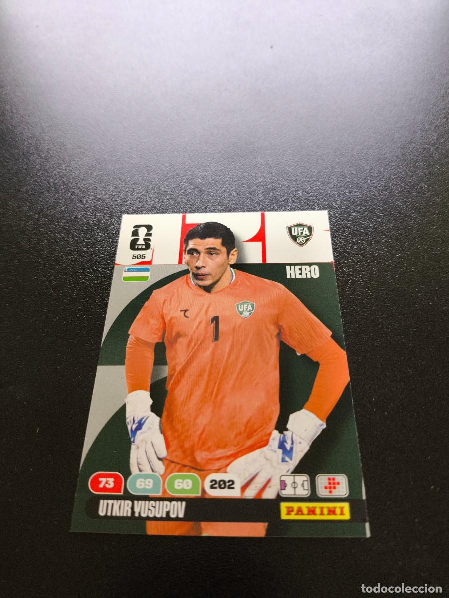 Cromos de F&uacute;tbol: 505 Utkir Yusupov uzbekistan ADRENALYN MUNDIAL FIFA WORLD CUP 2026 PANINI NO LIGA