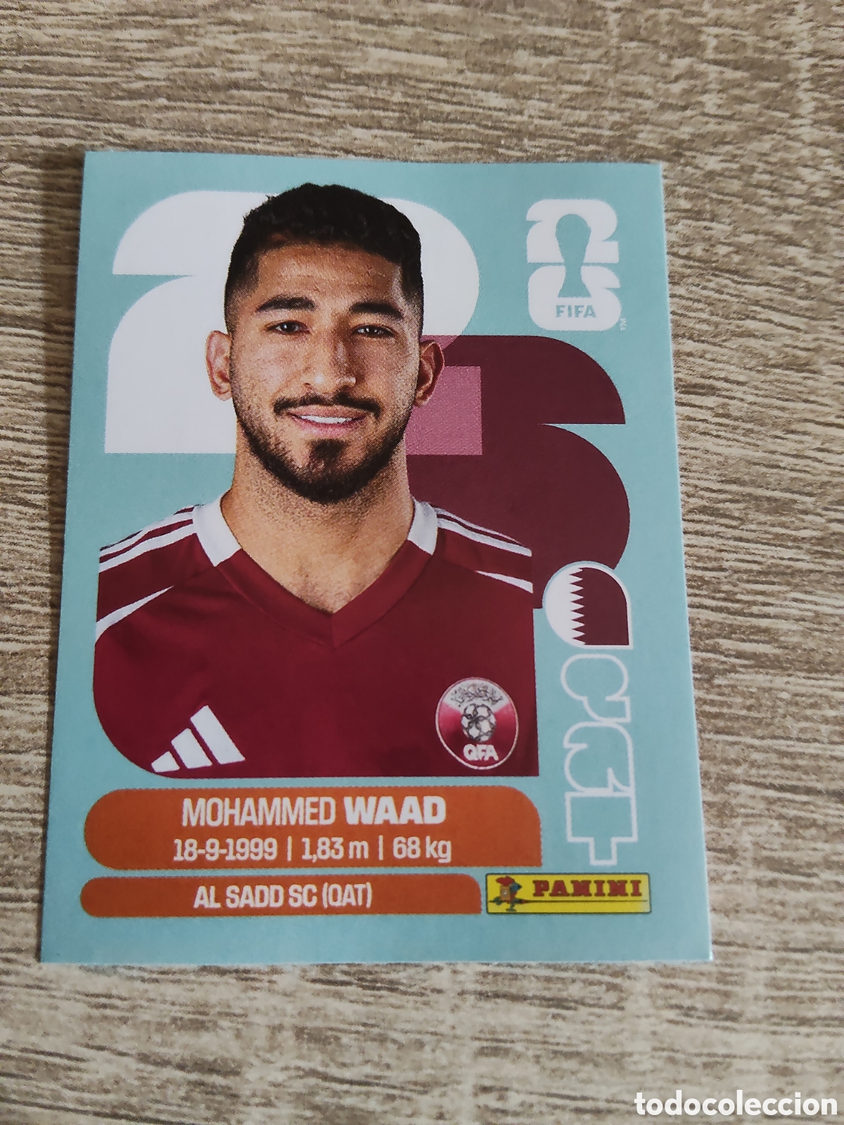 Cromos de F&uacute;tbol: Panini mundial 2026 QAT 14 Mohammed Waad Qatar