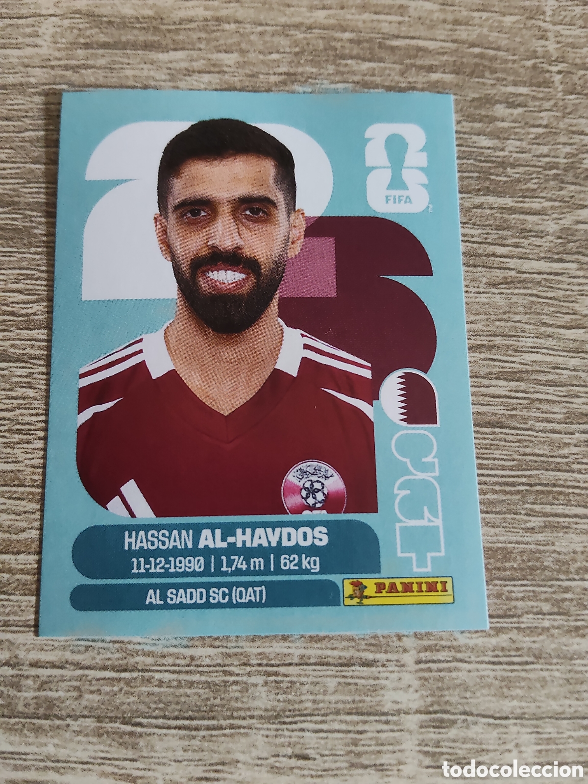Cromos de F&uacute;tbol: Panini mundial 2026 QAT 16 Hassan Al-Haydos Qatar