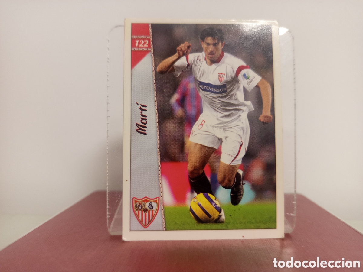 Cartes &agrave; collectionner de Football: ❇️ CROMO CARD ⚽ MART&Iacute; SEVILLA 122 LAS FICHAS DE LA LIGA 06 07 2006 2007 MUNDICROMO ❇️