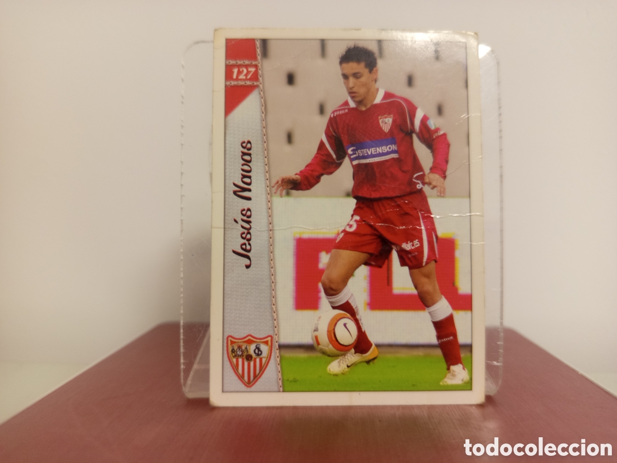 Cartes &agrave; collectionner de Football: ❇️ CROMO CARD ⚽ JES&Uacute;S NAVAS SEVILLA 127 LAS FICHAS DE LA LIGA 06 07 2006 2007 MUNDICROMO ❇️