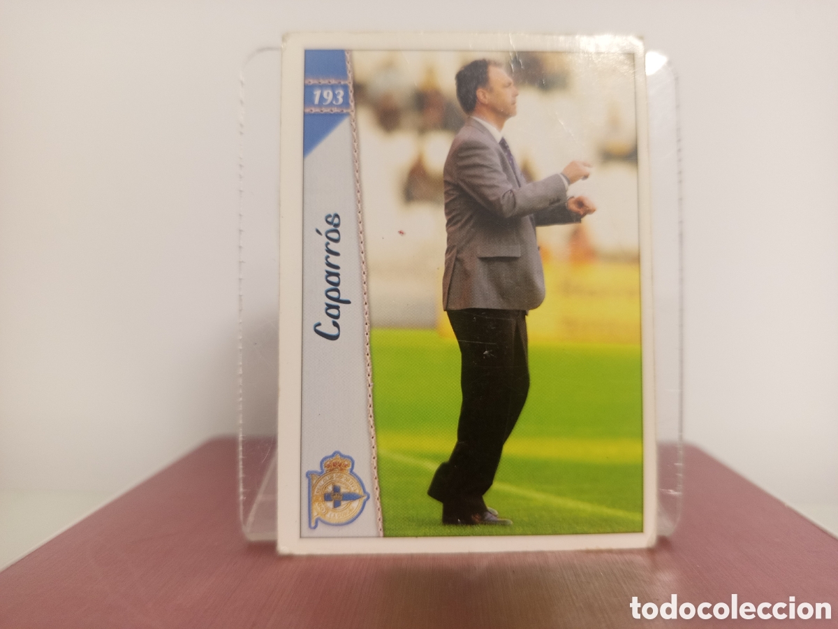 Cartes &agrave; collectionner de Football: ❇️ CROMO CARD ⚽ CAPARR&Oacute;S DEPORTIVO DE LA CORU&Ntilde;A 193 LAS FICHAS LIGA 06 07 2006 2007 MUNDICROMO ❇️