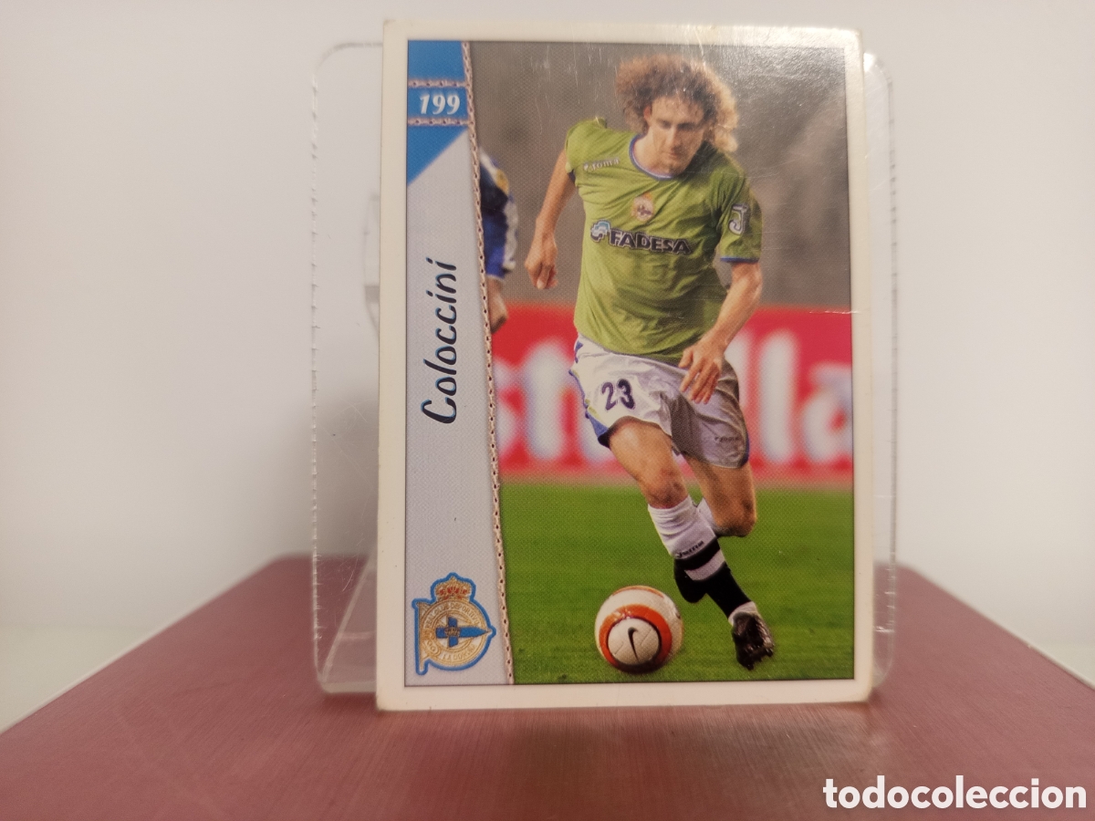 Cartes &agrave; collectionner de Football: ❇️ CROMO CARD ⚽ COLOCCINI DEPORTIVO DE LA CORU&Ntilde;A 199 LAS FICHAS LIGA 06 07 2006 2007 MUNDICROMO ❇️