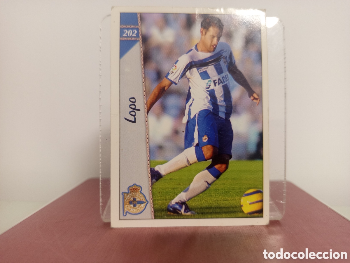 Cartes &agrave; collectionner de Football: ❇️ CROMO CARD ⚽ LOPO DEPORTIVO DE LA CORU&Ntilde;A 202 LAS FICHAS LIGA 06 07 2006 2007 MUNDICROMO ❇️