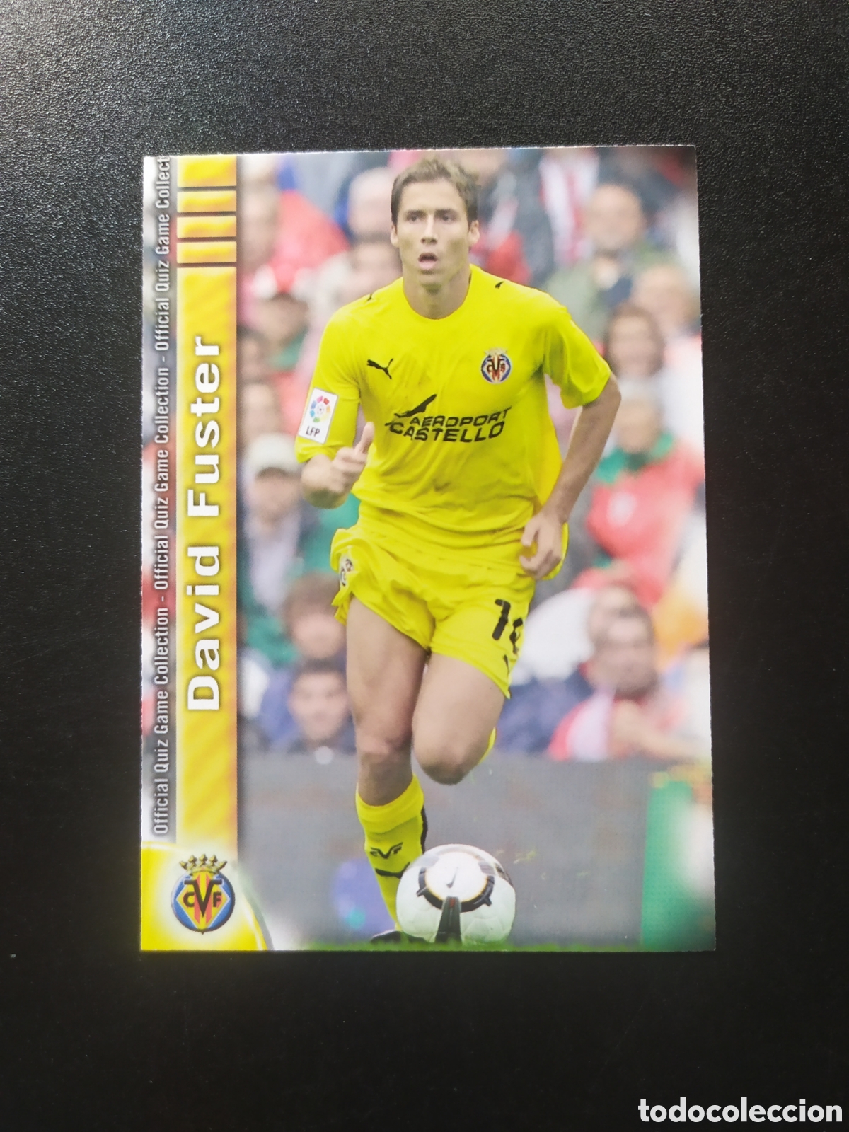 Cromos de F&uacute;tbol: Mundicromo fichas liga 2009 2010 09 10 David Fuster n&deg; 672 Villarreal