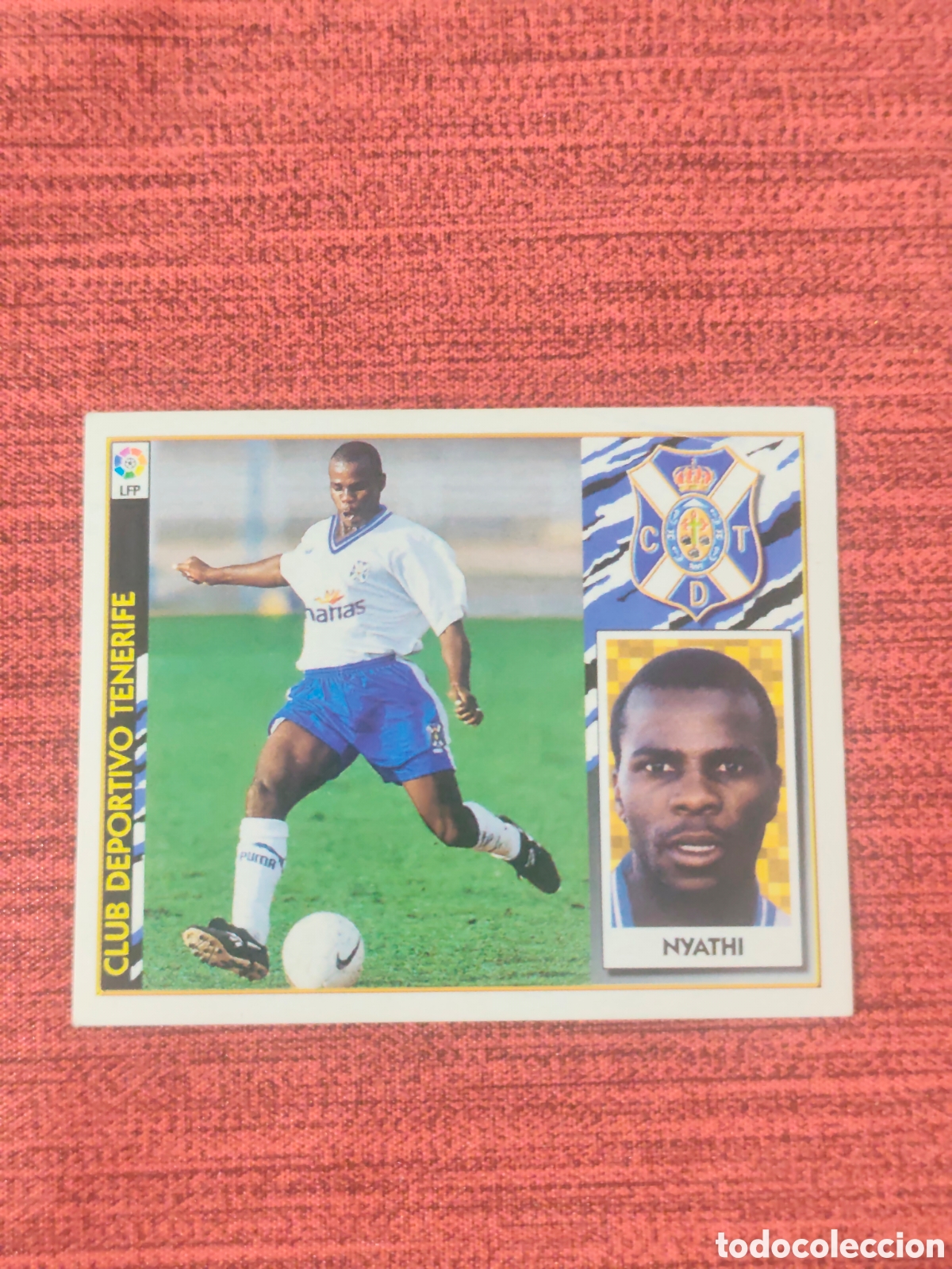 Cromos de F&uacute;tbol: BAJA NYATHI TENERIFE EDICIONES ESTE 1997 1998