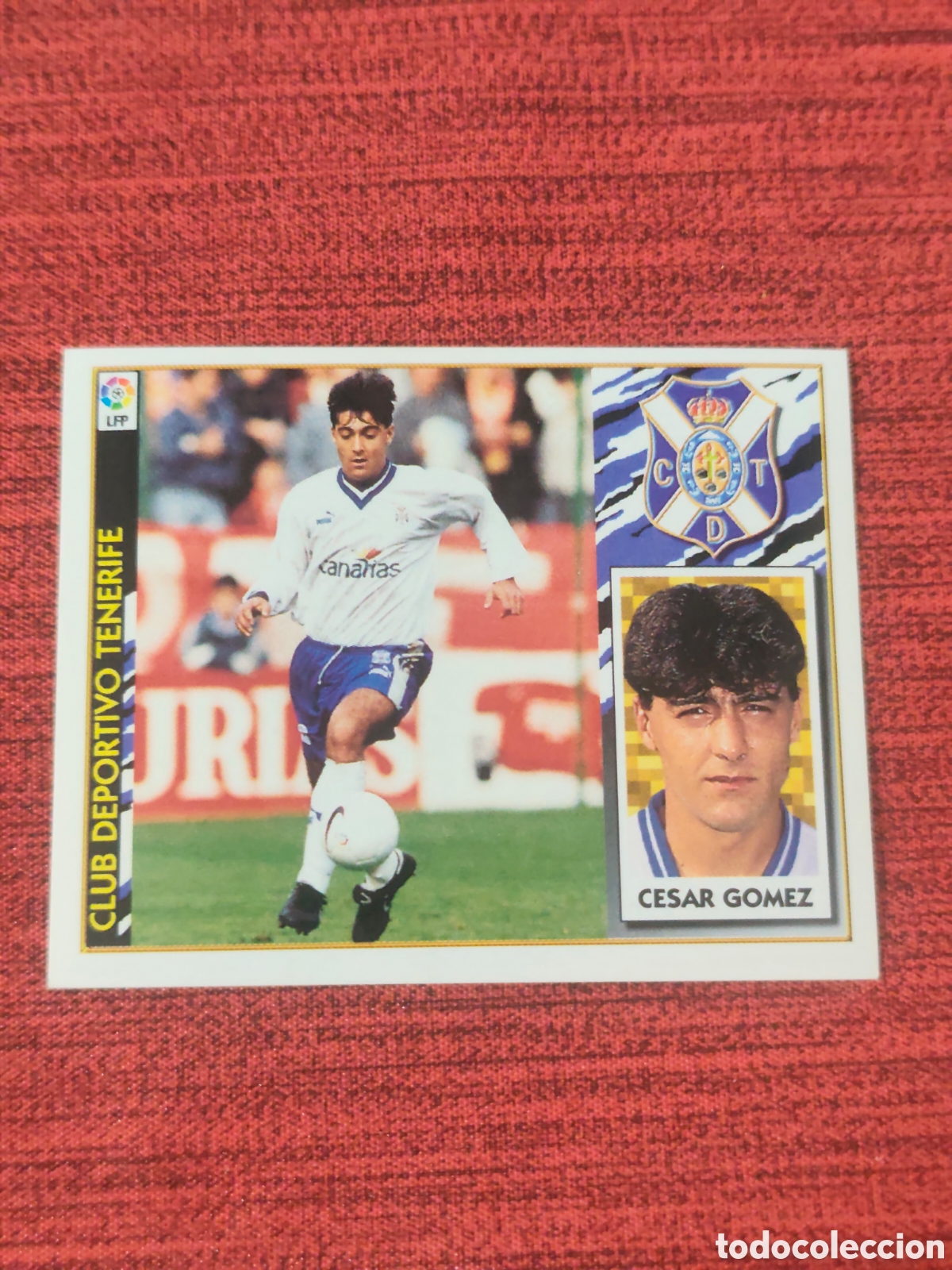 Cromos de F&uacute;tbol: BAJA CESAR G&Oacute;MEZ TENERIFE EDICIONES ESTE 1997 1998