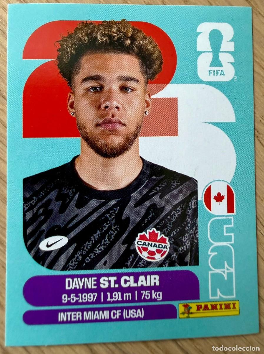 Cromos de F&uacute;tbol: CAN2 CAN 2 DAYNE ST. CLAIR CANADA MUNDIAL FIFA WORLD CUP 2026 26 STICKER PANINI CROMO SIN PEGAR