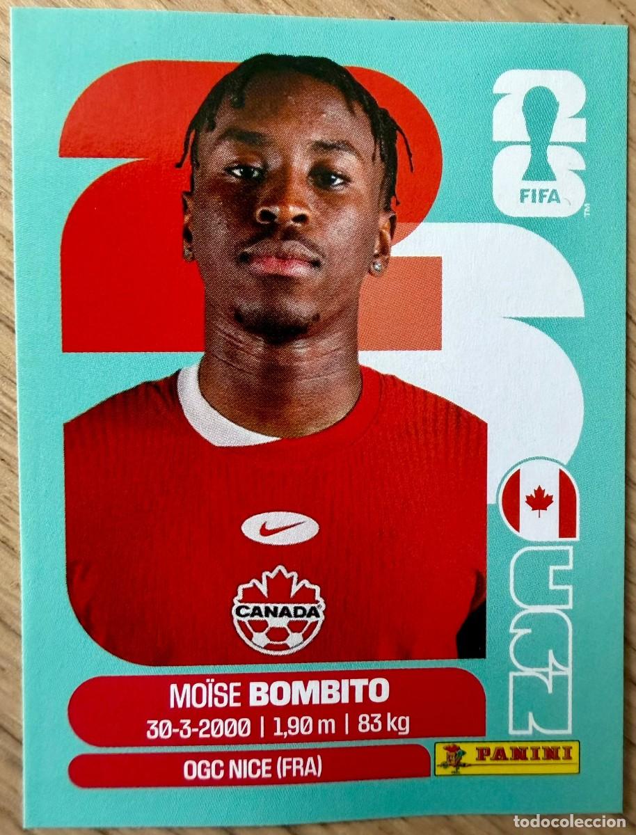 Football Stickers: CAN8 CAN 8 MOISE BOMBITO CANADA MUNDIAL FIFA WORLD CUP 2026 26 STICKER PANINI CROMO SIN PEGAR