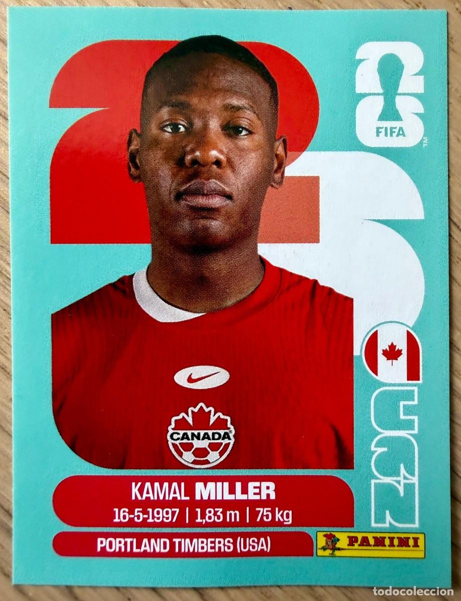 Football Stickers: CAN9 CAN 9 KAMAL MILLER CANADA MUNDIAL FIFA WORLD CUP 2026 26 STICKER PANINI CROMO SIN PEGAR