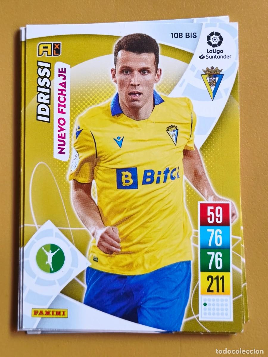 Cromos de F&uacute;tbol: idrissi, 2021 22 nuevo fichaje