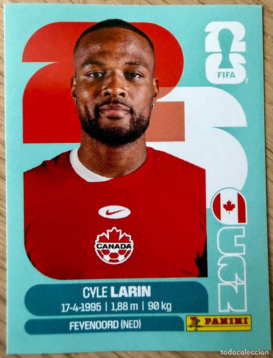 Cromos de F&uacute;tbol: CAN19 CAN 19 CYLE LARIN CANADA MUNDIAL FIFA WORLD CUP 2026 26 STICKER PANINI CROMO SIN PEGAR