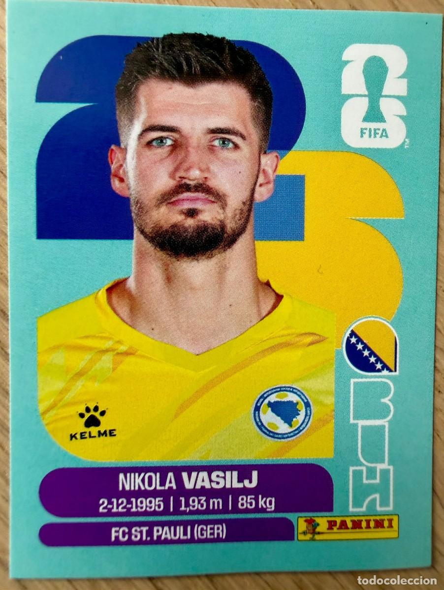 Cromos de F&uacute;tbol: BIH2 BIH 2 VASILJ BOSNIA HERZEGOVINA MUNDIAL FIFA WORLD CUP 2026 26 STICKER PANINI CROMO SIN PEGAR