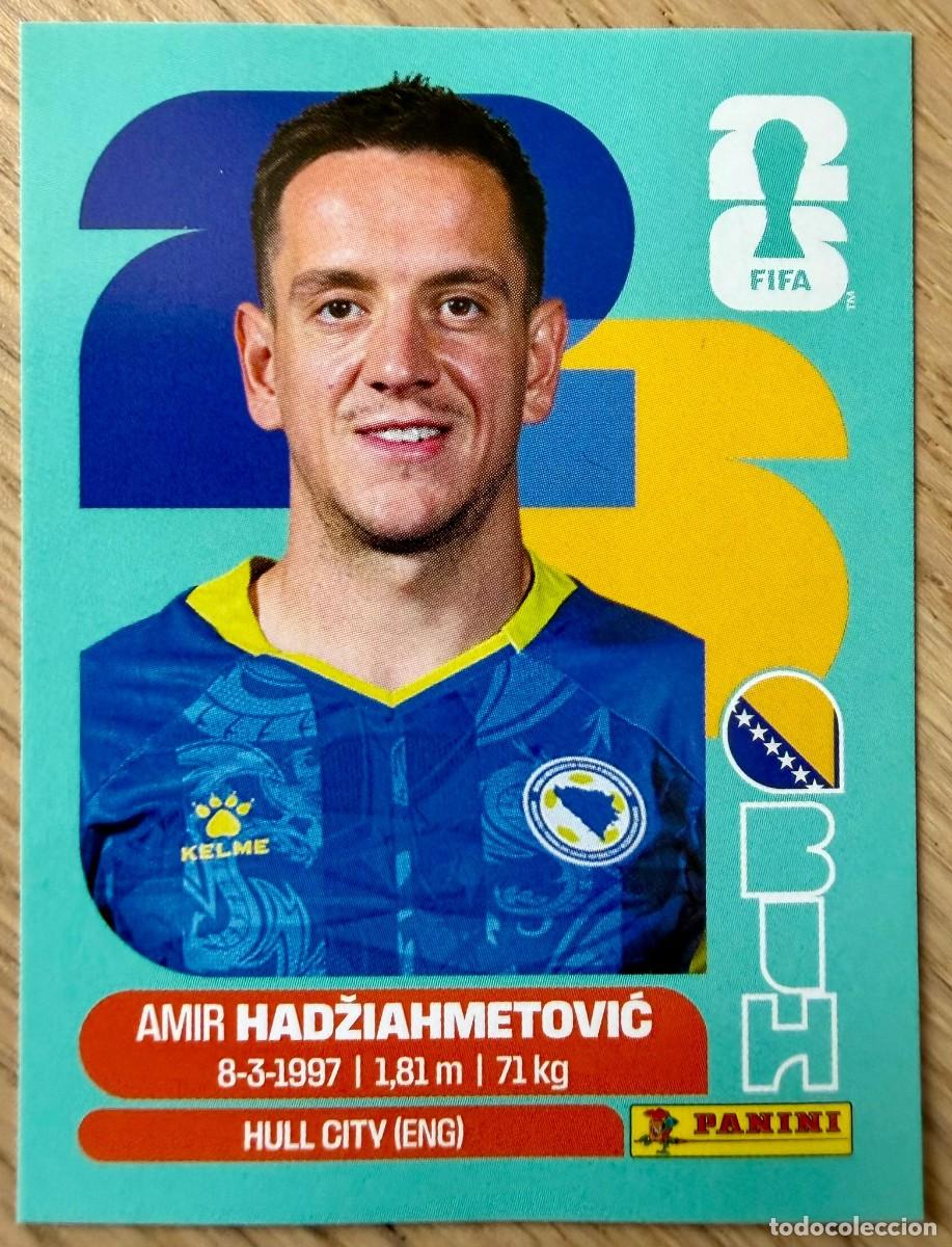 Cromos de F&uacute;tbol: BIH8 BIH 8 HADZIAHMETOVIC BOSNIA HERZEGOVINA MUNDIAL FIFA WORLD CUP 2026 26 STICKER PANINI SIN PEGAR
