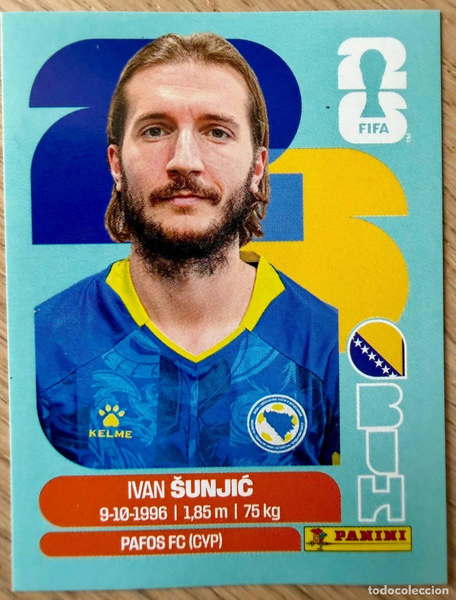 Cromos de F&uacute;tbol: BIH11 BIH 11 IVAN SUNJIC BOSNIA HERZEGOVINA MUNDIAL FIFA WORLD CUP 2026 26 STICKER PANINI SIN PEGAR