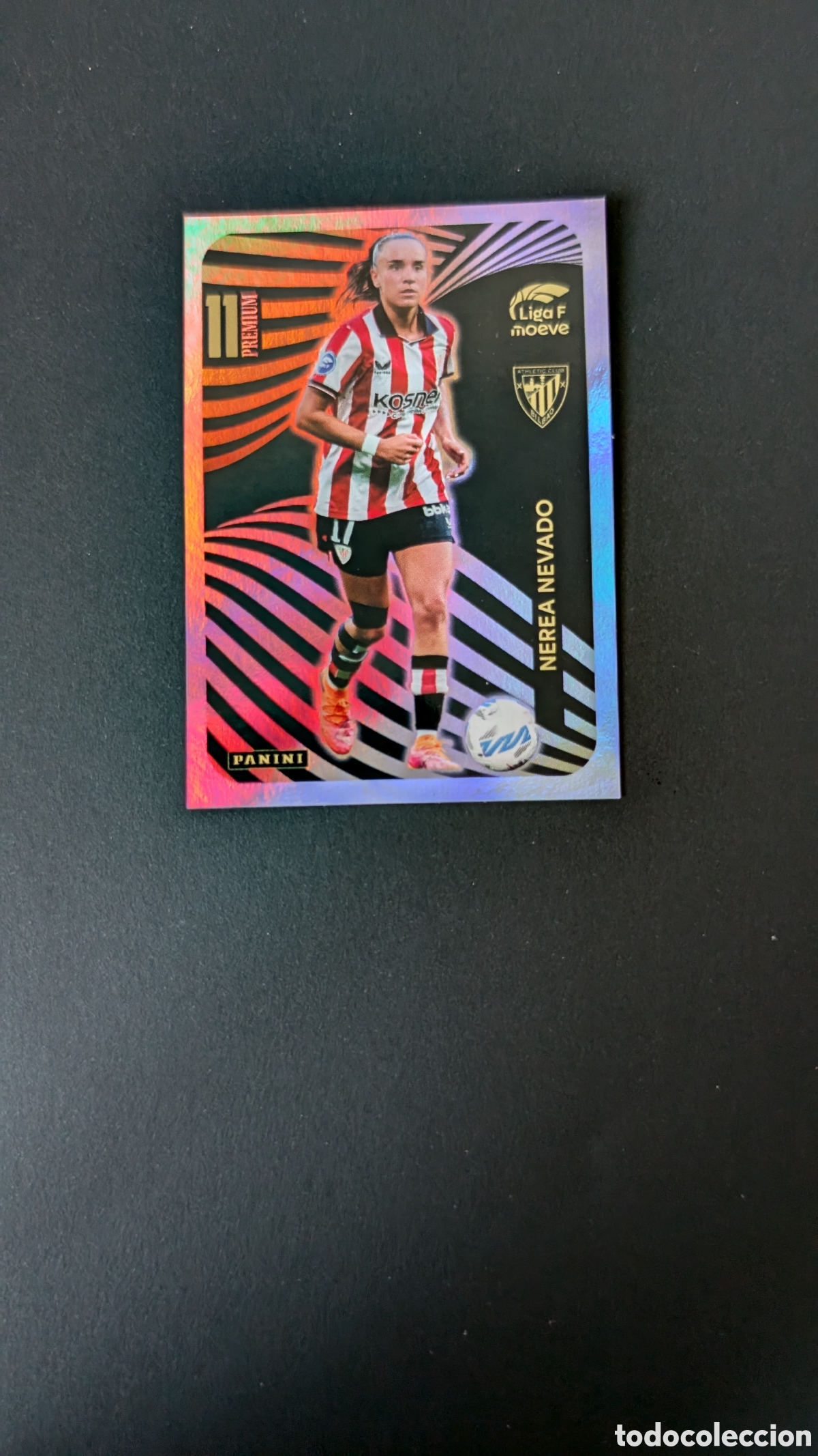 Figurine di Calcio: NEREA NEVADO BILBAO PREMIUM LIGA F 2025/26 25 26 NUNCA PEGADO SIN PEGAR