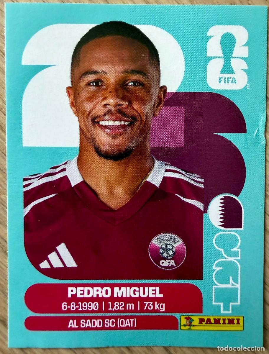Cromos de Futebol: QAT7 QAT 7 PEDRO MIGUEL QATAR MUNDIAL FIFA WORLD CUP 2026 26 STICKER CROMO PANINI SIN PEGAR