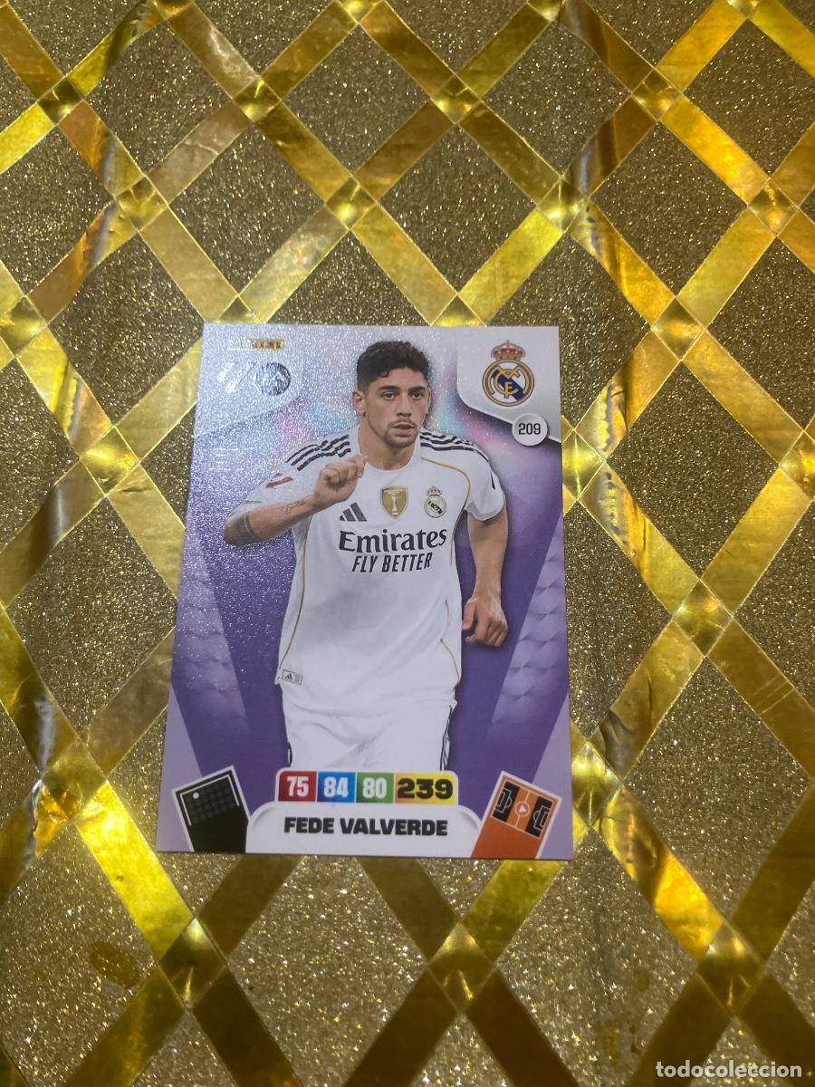 Cromos de Futebol: CROMO DE FUTBOL NUMERO 209 FEDE VALVERDE REAL MADRID ADRENALYN XL 2025 2026 PANINI !