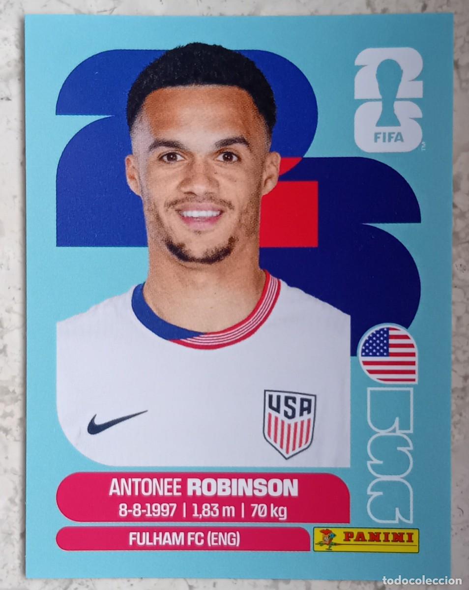 Cromos de F&uacute;tbol: Figurina Panini 2026 Cromo World Cup Usa Mundial 2026 Antonee Robinson USA n USA 7